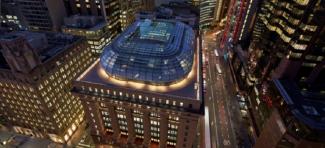Arial view of State Savings Bank Sydney Australia